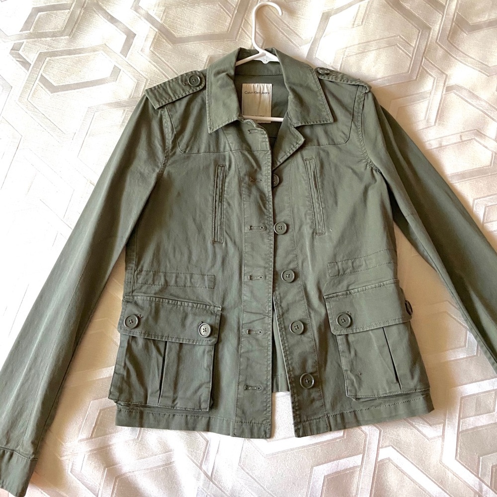 Calvin Klein Jeans Green Utility Jacket